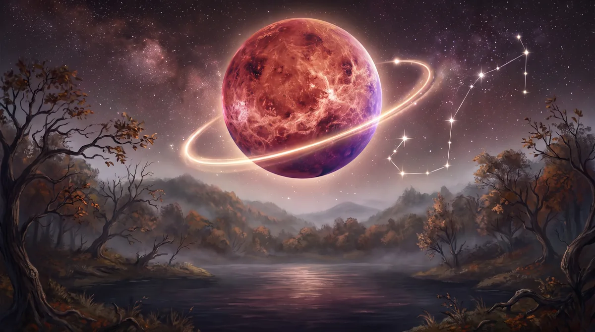 Sternenhimmel mit rückläufiger Venus im Skorpion als Sinnbild für die Zeitqualität des Monats